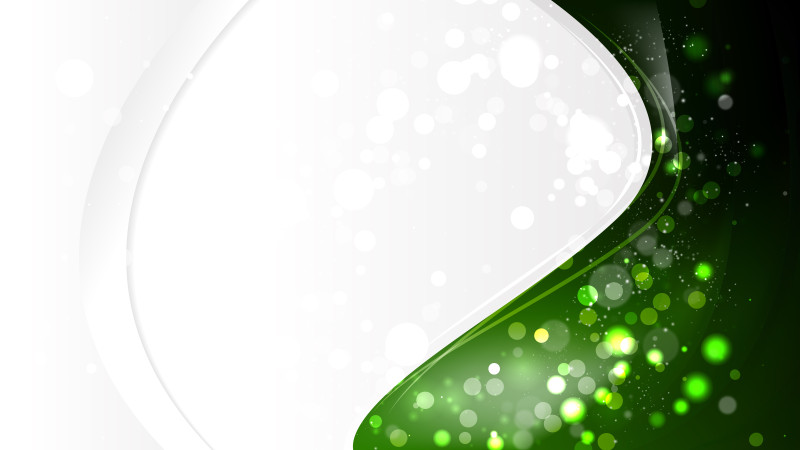 Abstract Green and Black Wave Business Background