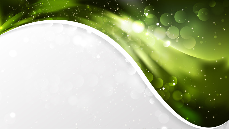 Green and Black Wave Business Background Vector Graphic