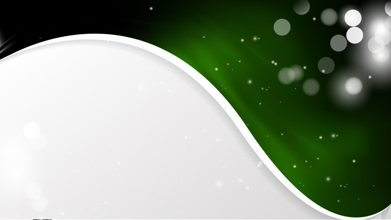 Abstract Green and Black Wave Business Background