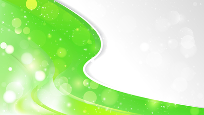 Abstract Green and White Wave Business Background