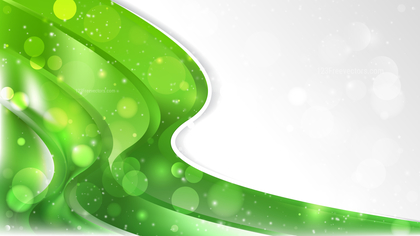 Green and White Wave Business Background Template