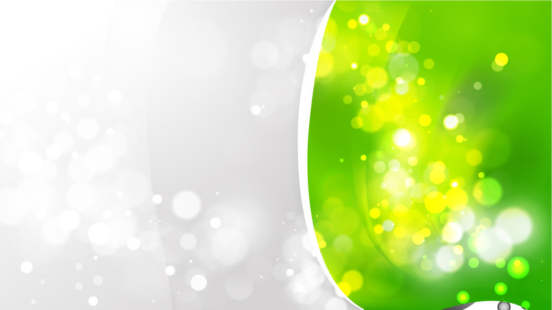 Abstract Green and Yellow Wave Business Background Illustration
