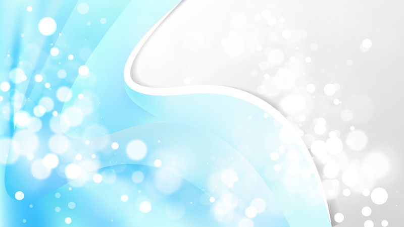 Abstract Light Blue Wave Business Background Illustration