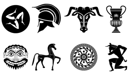 Old Vector Pack of Ancient Greek Designs
