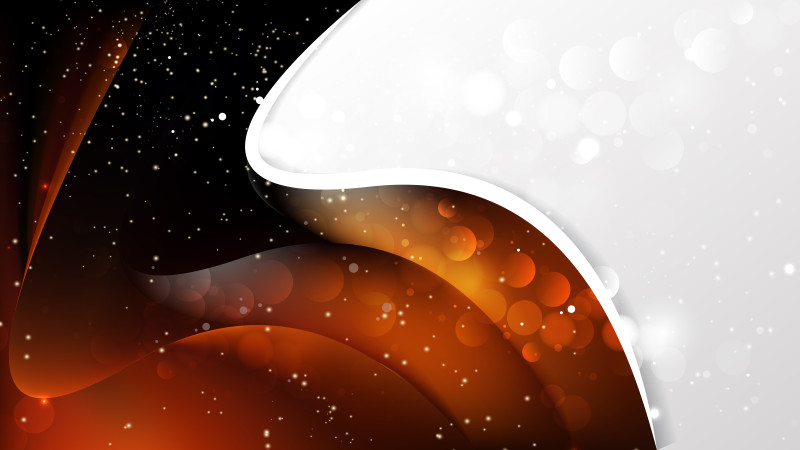 Orange and Black Wave Business Background