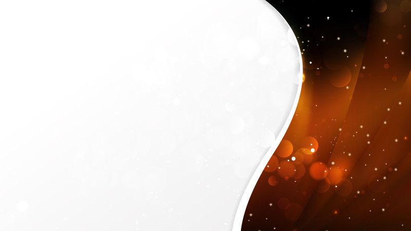 Orange and Black Business Brochure Graphic