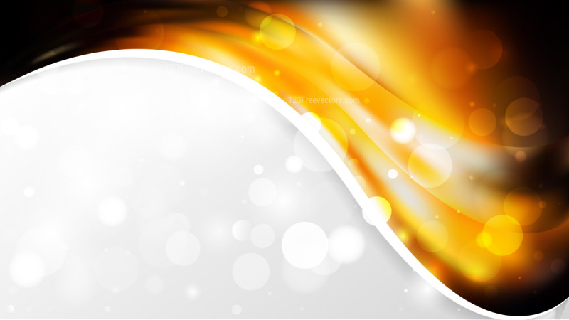 Orange and Black Business Brochure