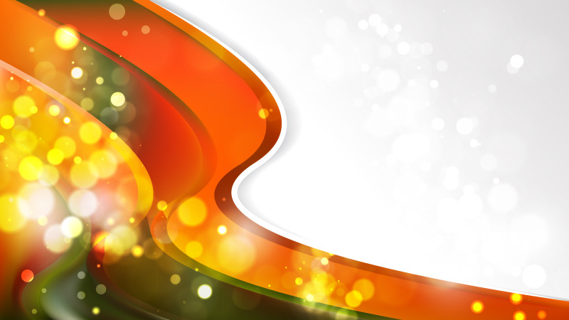 Orange and Green Business Brochure