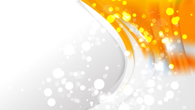 Abstract Orange and White Business Background Template