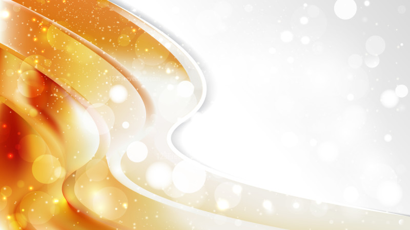 Orange and White Business Brochure Graphic