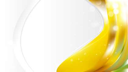 Abstract Yellow and White Wave Business Background