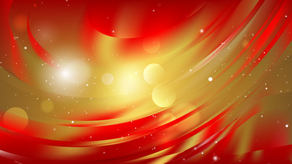 Abstract Red and Gold Background Illustration