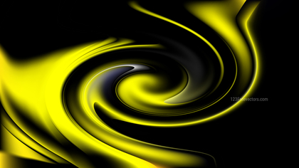 Cool Yellow Swirl Background Image
