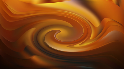 Abstract Orange and Black Twirling Vortex Background