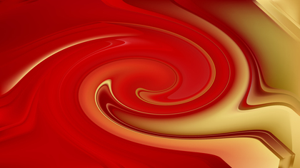 Abstract Red and Gold Whirl Background