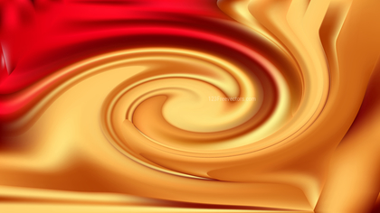 Abstract Red and Gold Whirl Background Image