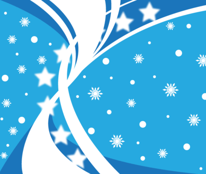 Free Blue Winter Background Vector with Snowflake