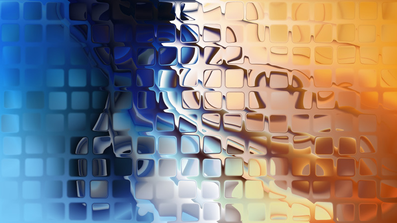 Abstract Blue and Orange Texture Background