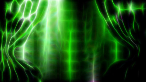 Cool Green Abstract Texture Background Design