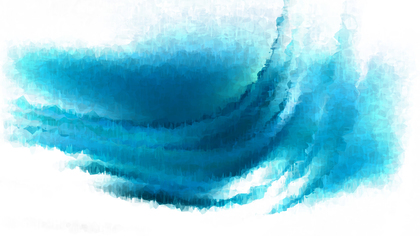 Blue and White Grunge Watercolor Background