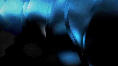 Cool Blue Distressed Watercolor Background