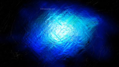 Abstract Cool Blue Glass Effect Paint Background