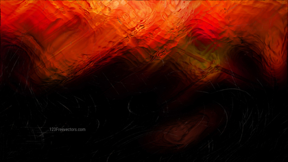 Abstract Cool Orange Glass Effect Painting Background