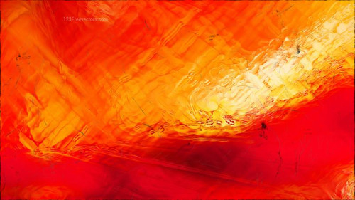 Abstract Red and Orange Glass Effect Painting Background