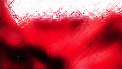 Abstract Red Black and White Glass Effect Paint Background