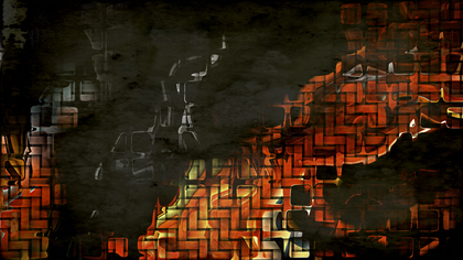 Orange and Black Grunge Background Texture