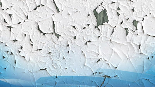 Blue and White Grunge crack background