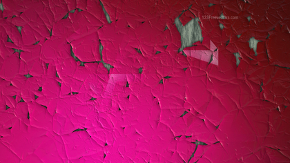 Pink and Red Cracked Grunge Wall Background