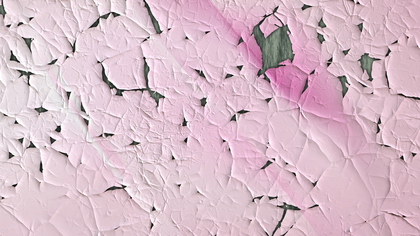 Pink and White Cracked Paint Background