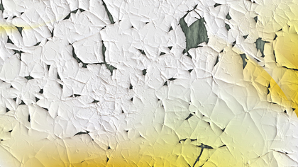 White and Gold Cracked Grunge Wall Texture