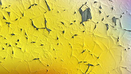 Yellow Wall Crack Background Image
