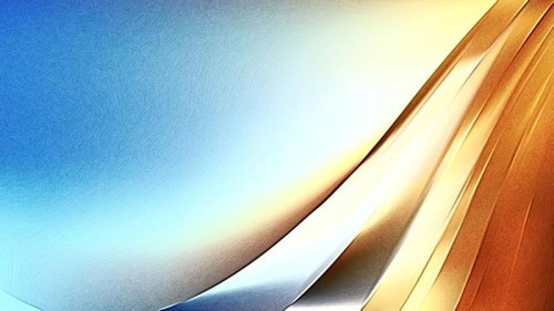 Blue and Orange Shiny Metal Background