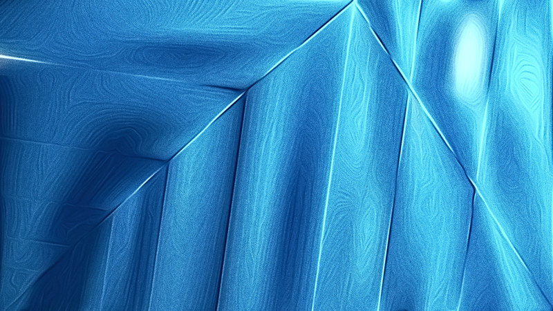 Abstract Shiny Bright Blue Metallic Background