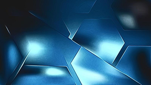 Cool Blue Metal Background