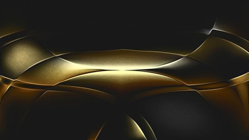 Shiny Cool Gold Metal Background
