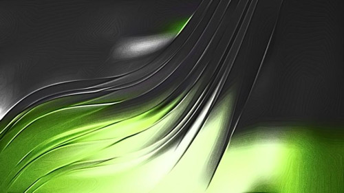 Abstract Shiny Green and Black Metallic Background