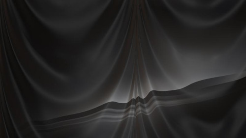 Abstract Black Silk Drapery Textile Background