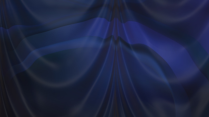 Abstract Black and Blue Silk Drapes Background