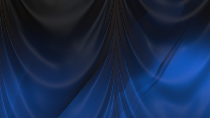 Abstract Black and Blue Drapery Texture
