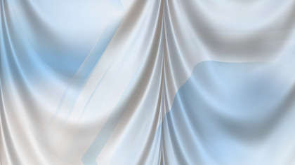 Abstract Blue and White Silk Drapery Background