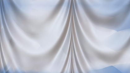 Abstract Blue and White Silk Curtain Background
