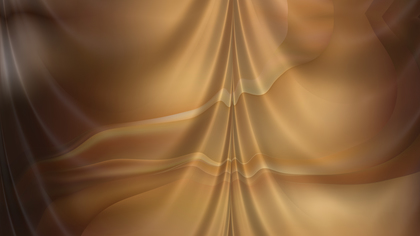 Abstract Brown Satin Drapery Textile Background