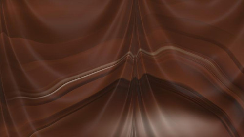 Abstract Coffee Brown Satin Drapery Textile Background