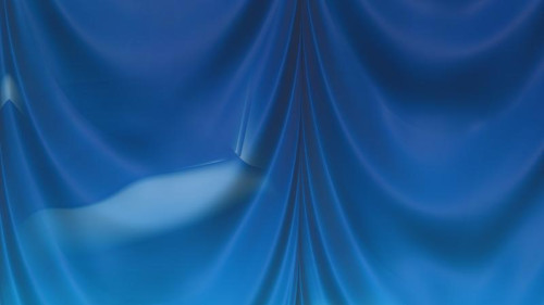 Abstract Dark Blue Silk Curtain Background