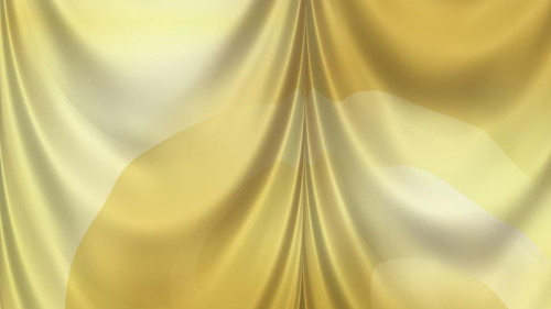 Abstract Gold Silk Curtain Background Texture