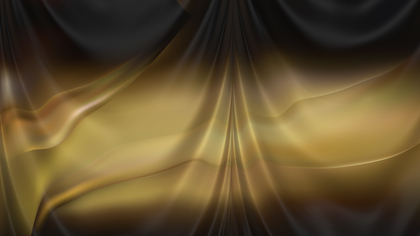 Abstract Orange and Black Silk Drapery Background